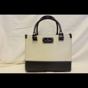 Kate Spade
Black White Leather Satchel